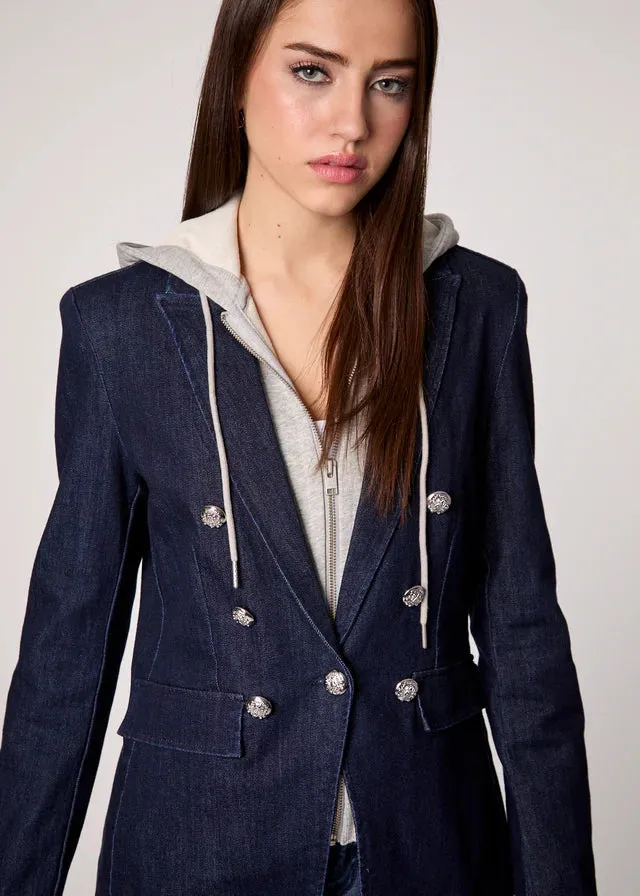 Blue Revival Denim Helen Blazer