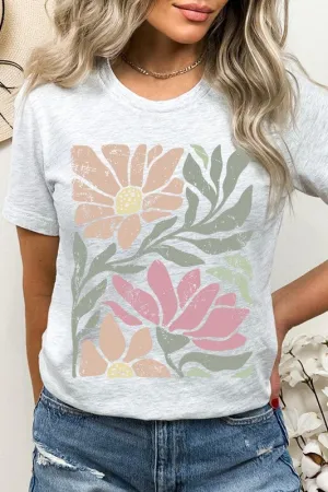 Botanical Daisy Floral Graphic Tee