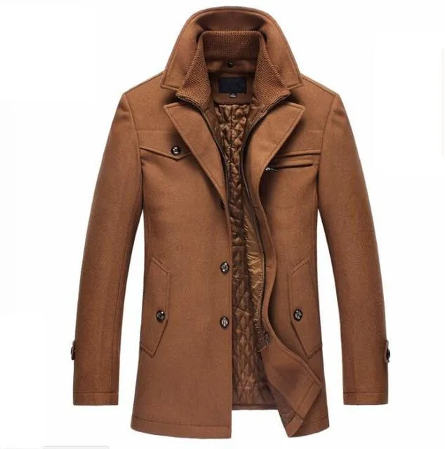 Brown Keel Trench Coat