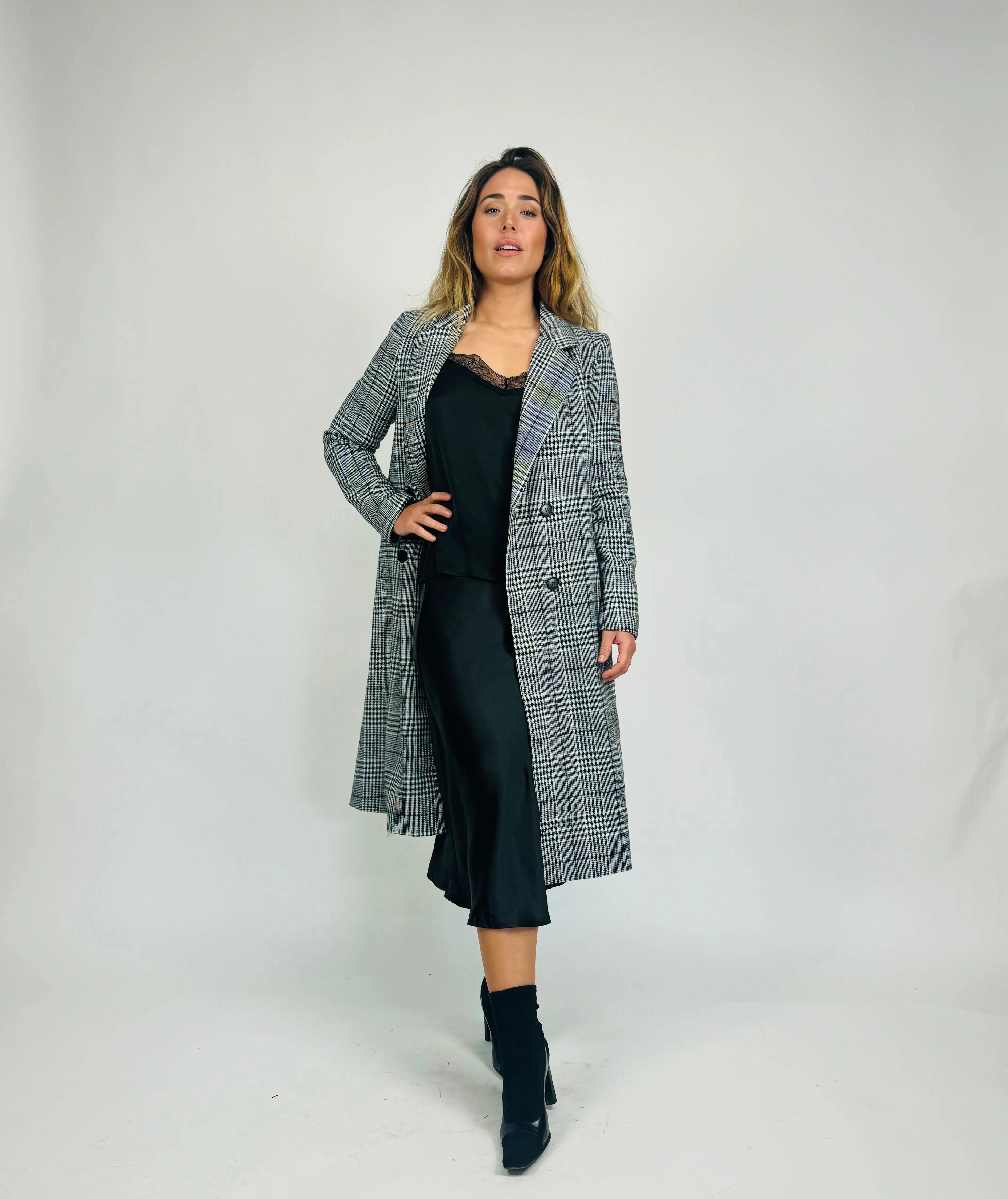 CHECKED COAT