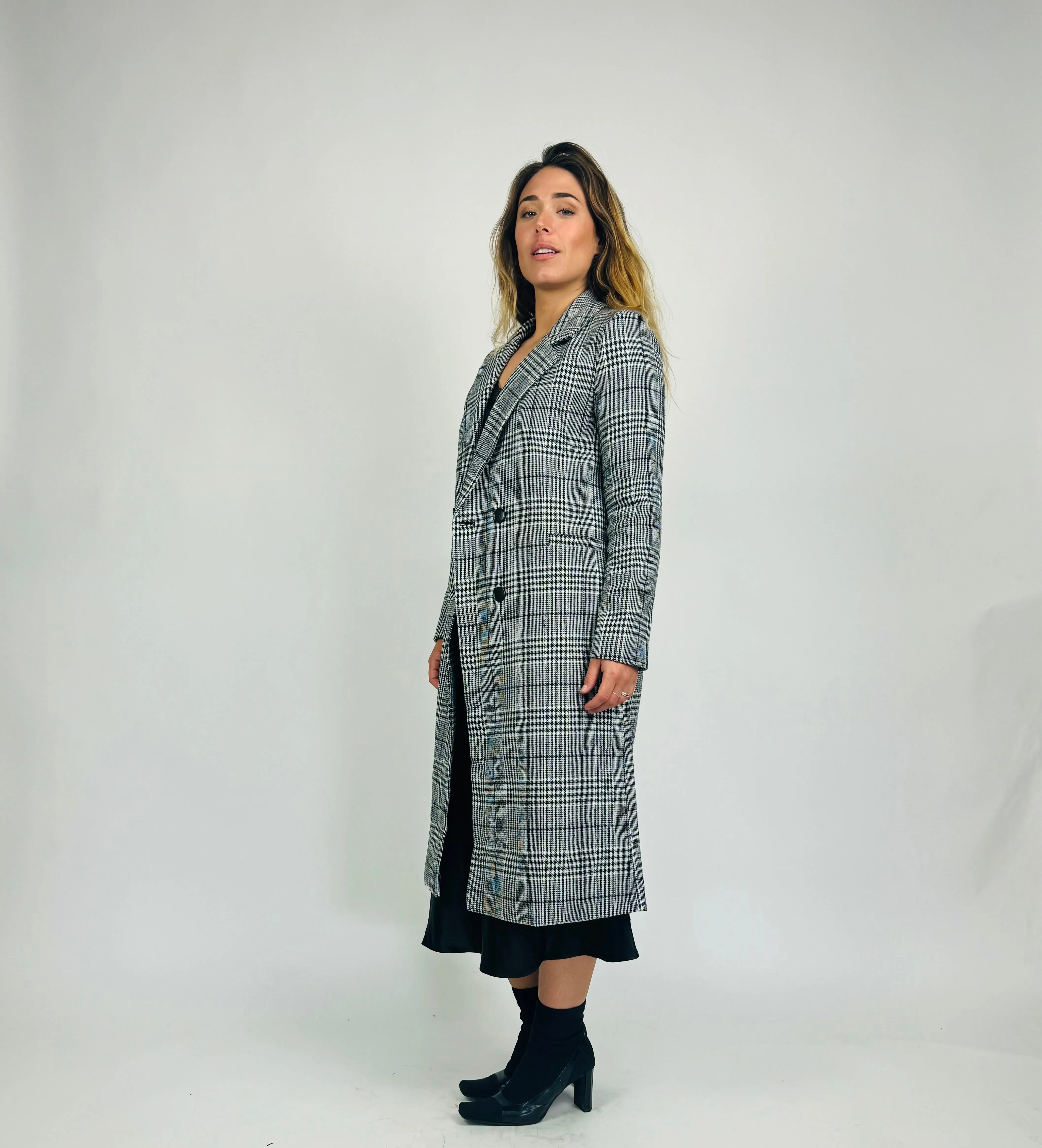 CHECKED COAT