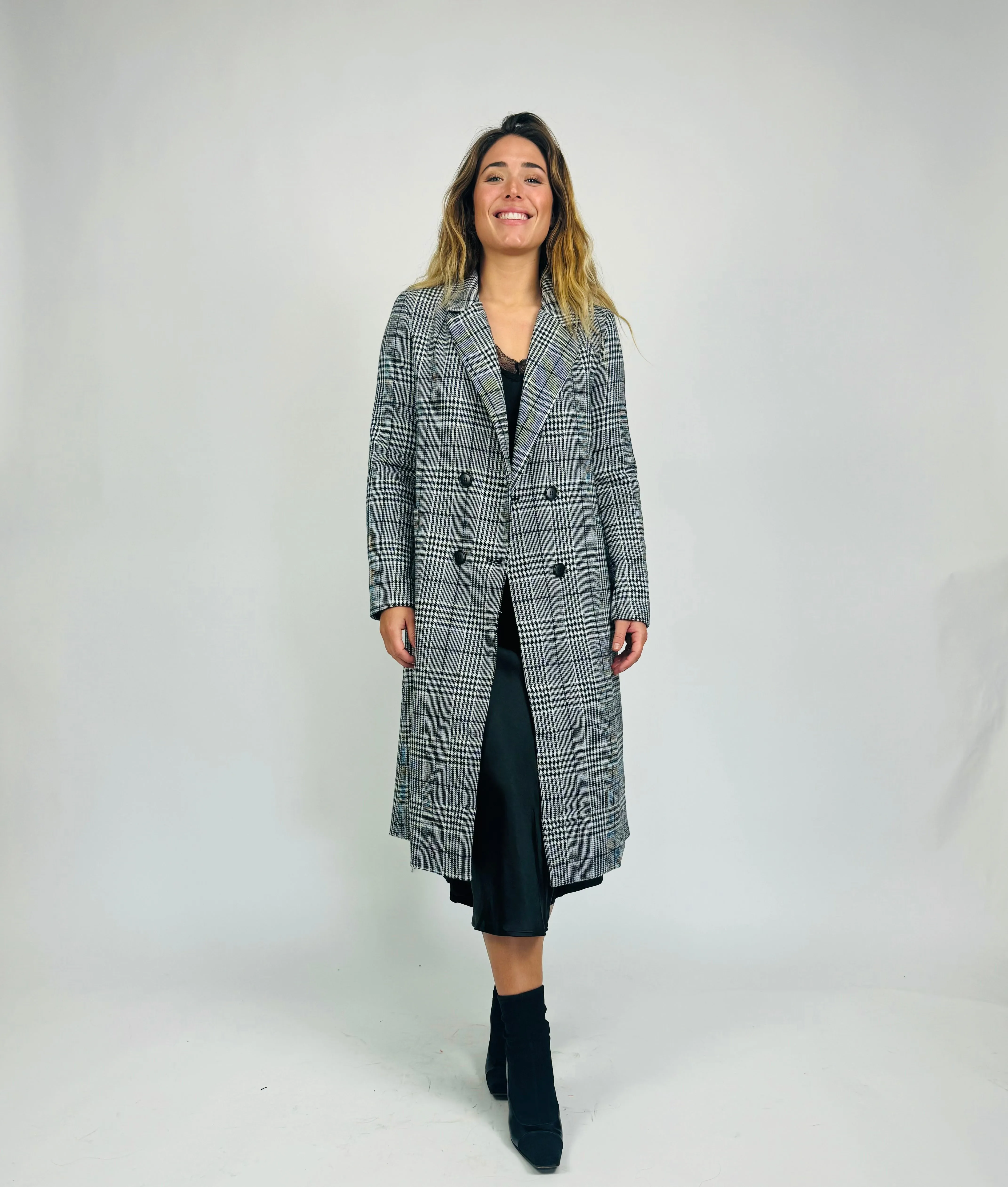 CHECKED COAT