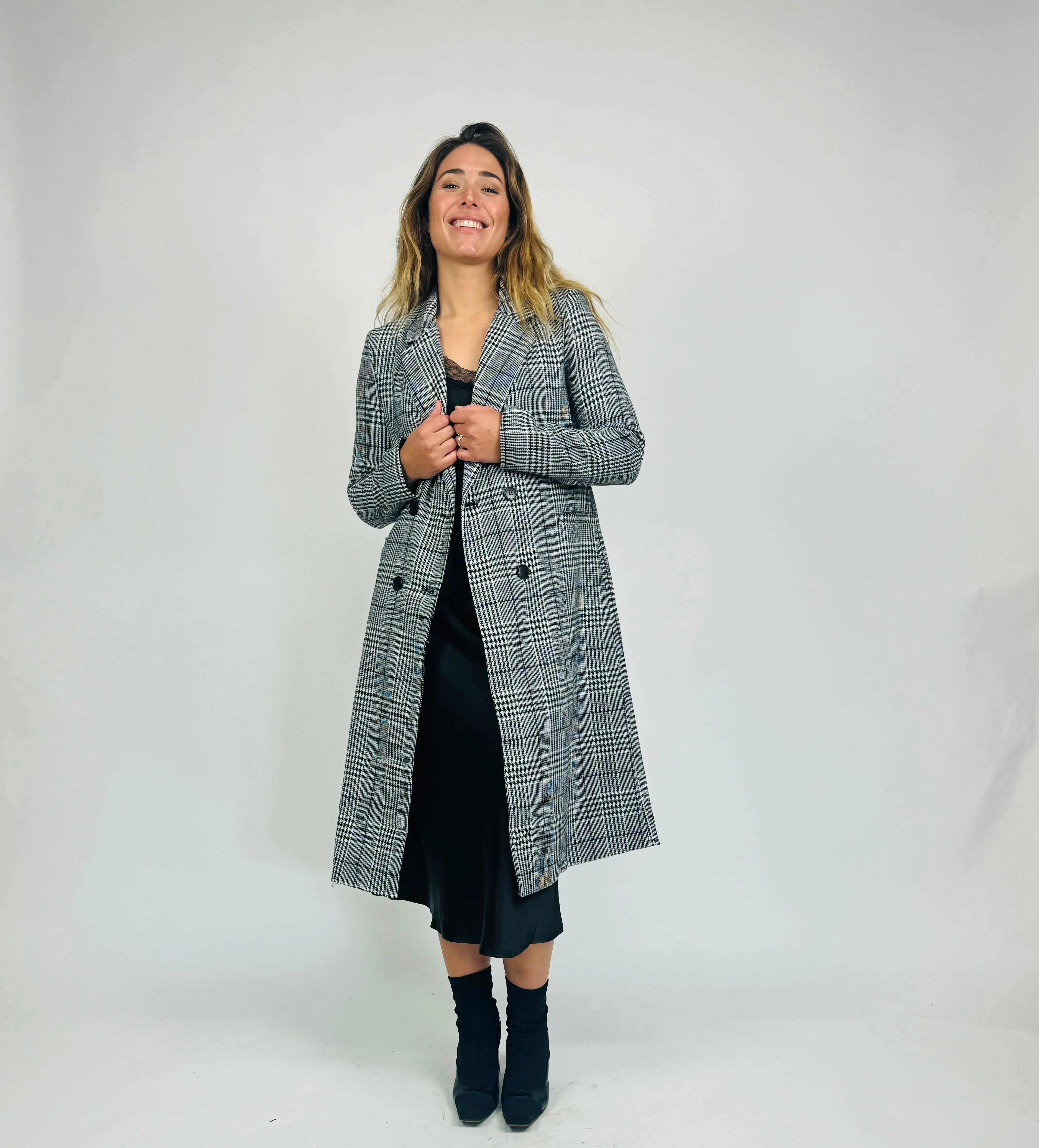 CHECKED COAT