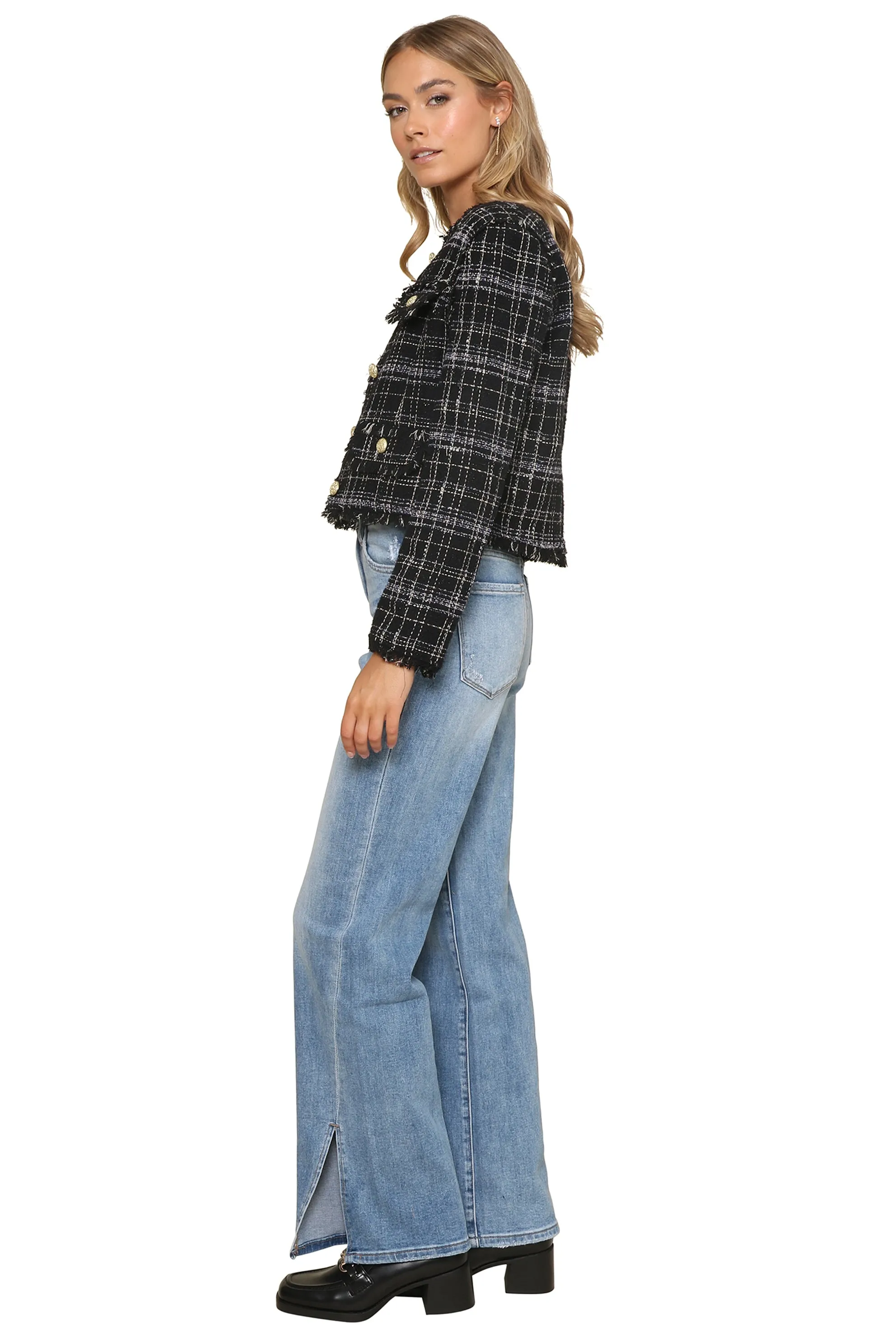 Crop Tweed Jacket