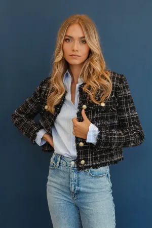 Crop Tweed Jacket