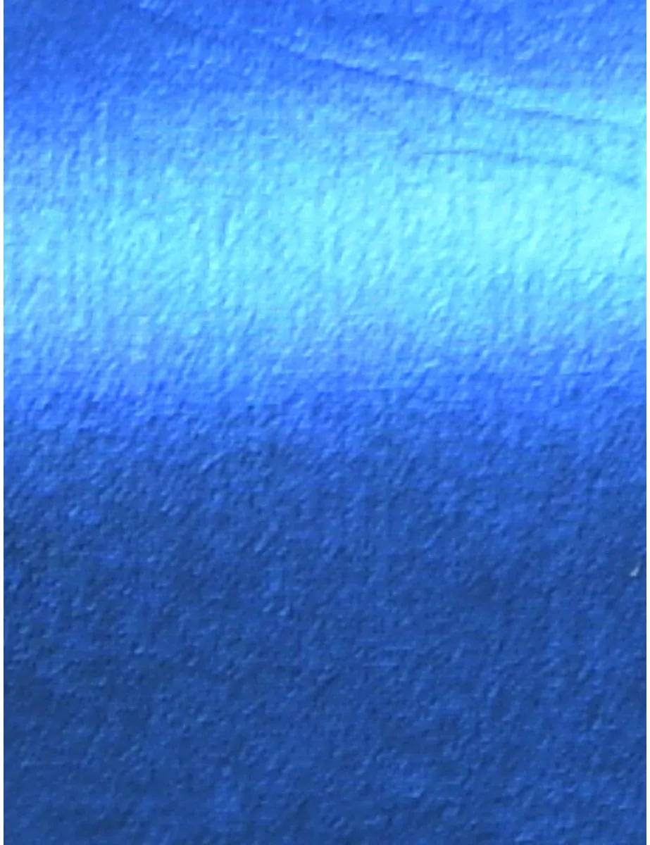 Cropped Shiny Blue Bralet - XS