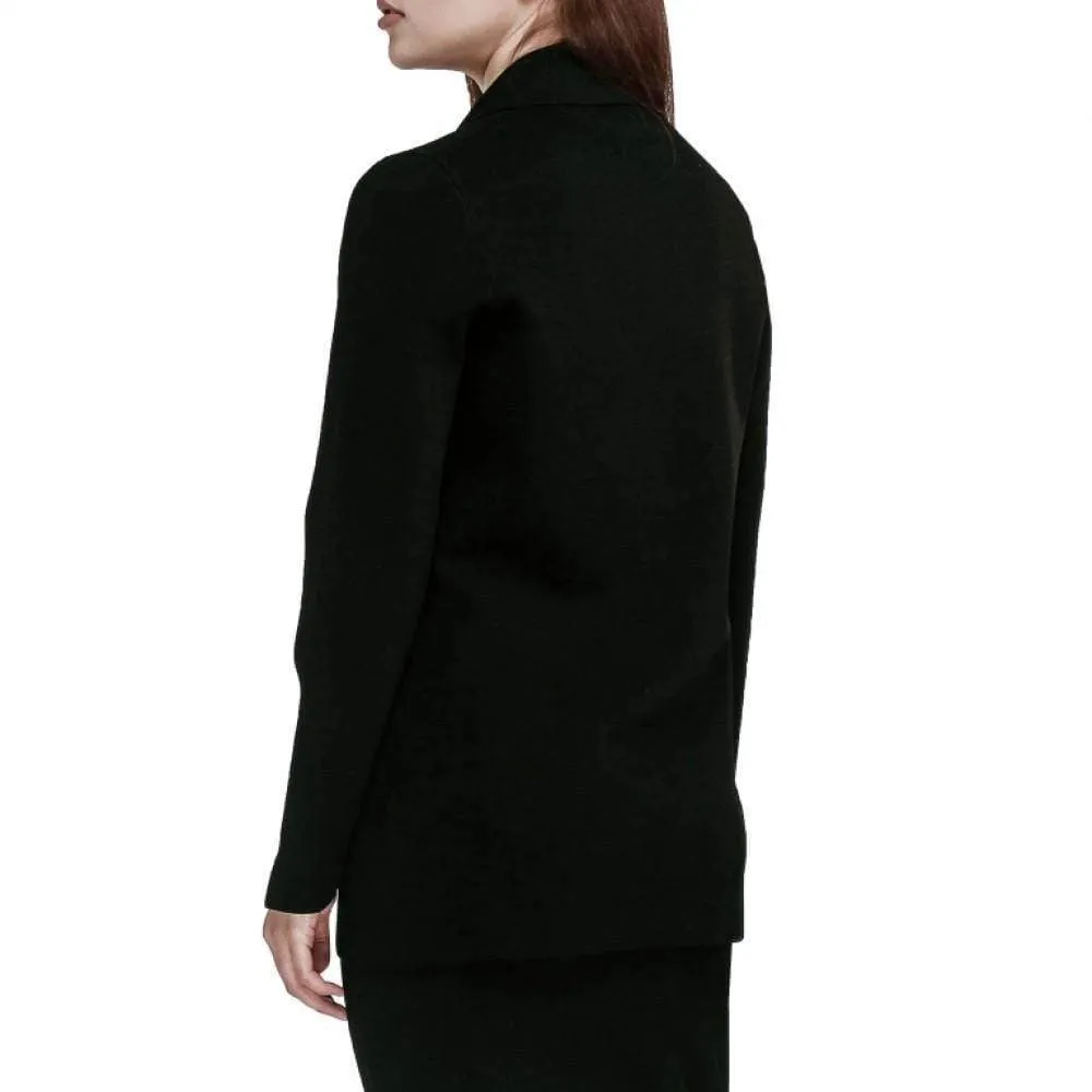 D.Exterior Black Knitted Jacket 50231 2NERO