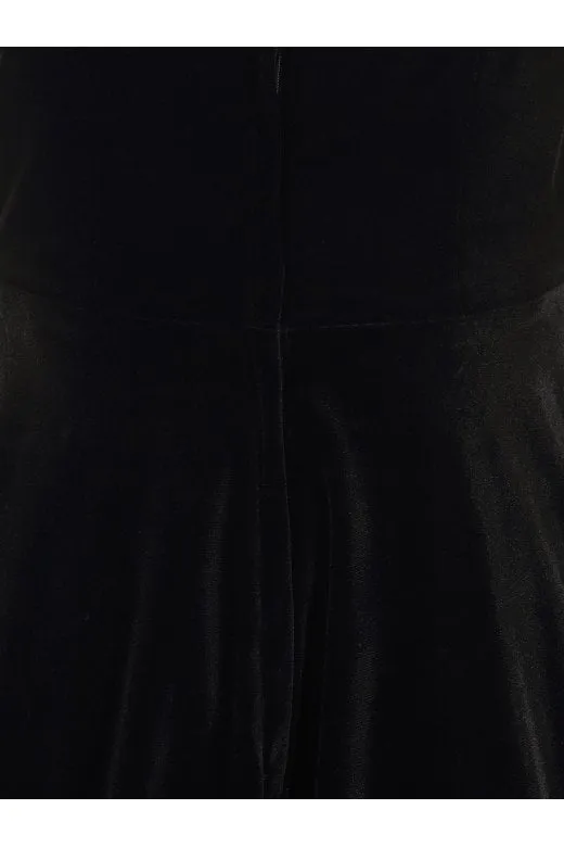 Dorcas Velvet Strappy Skater Dress