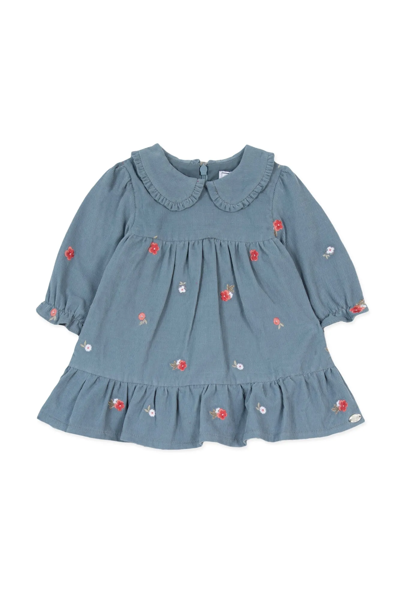 Dress - Blue Velvet Peter Pan Collar