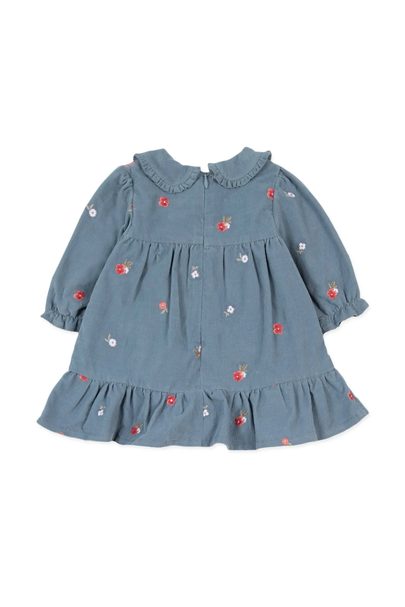Dress - Blue Velvet Peter Pan Collar