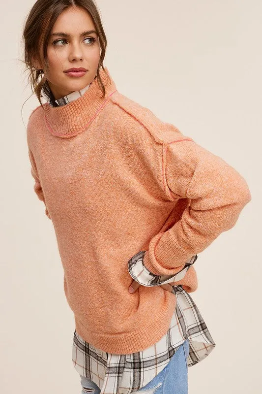 Ella Long Sleeve Cozy Knit Sweater