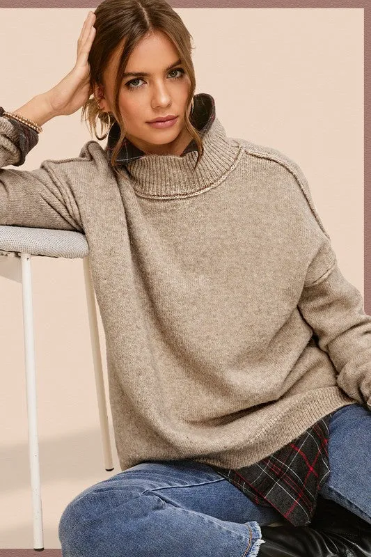 Ella Long Sleeve Cozy Knit Sweater