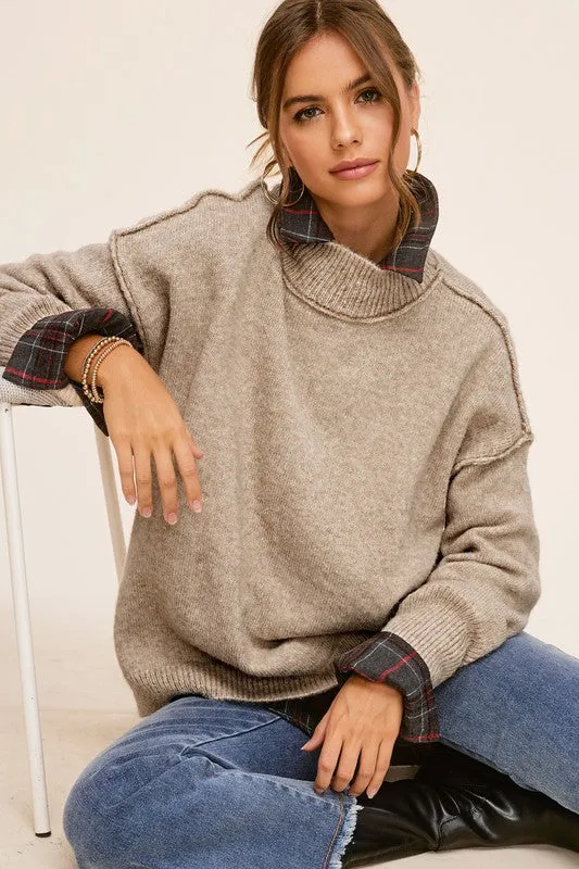 Ella Long Sleeve Cozy Knit Sweater