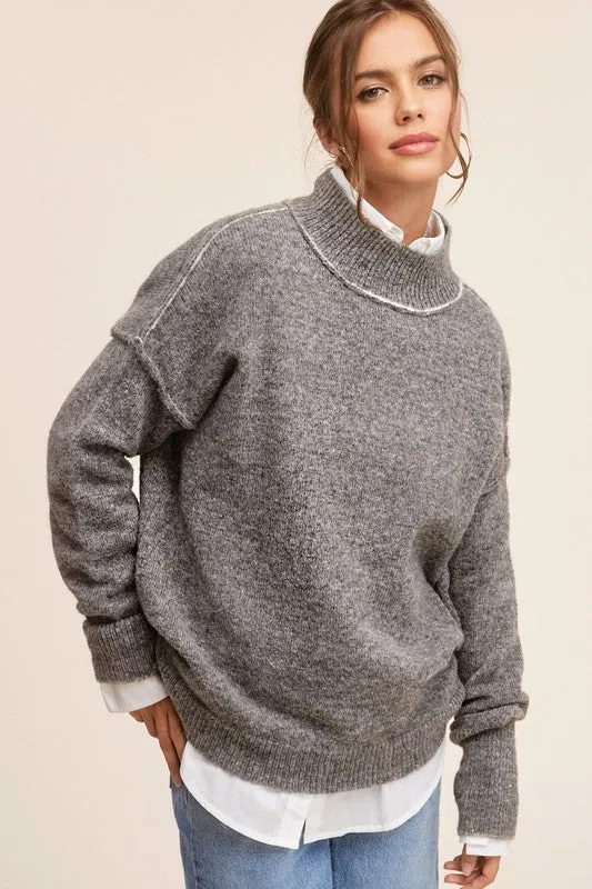 Ella Long Sleeve Cozy Knit Sweater