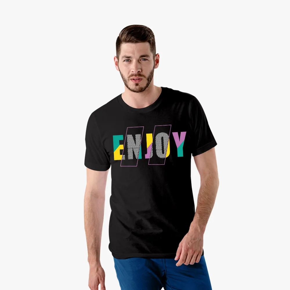 Enjoy - Graphic Printed  Regular Fit T-Shirt for Men