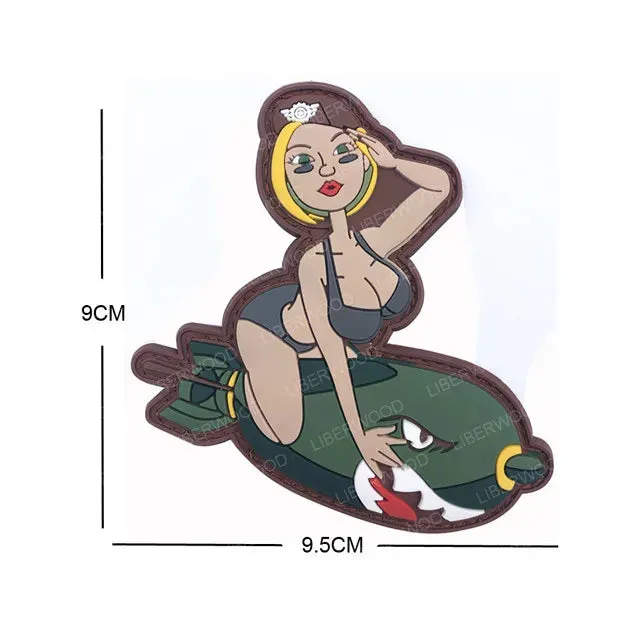 Feeling Good Adult Humor Patch – Funny 3D Embroidered Badge for Jackets, Backpacks, and Biker Gear