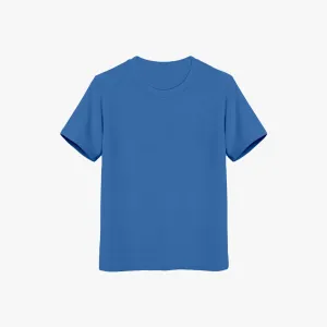 Girls Blue Cotton T-Shirts - Kids Trendy & Comfort Tees