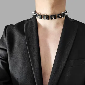 Gothic Choker Necklace  For Man 04