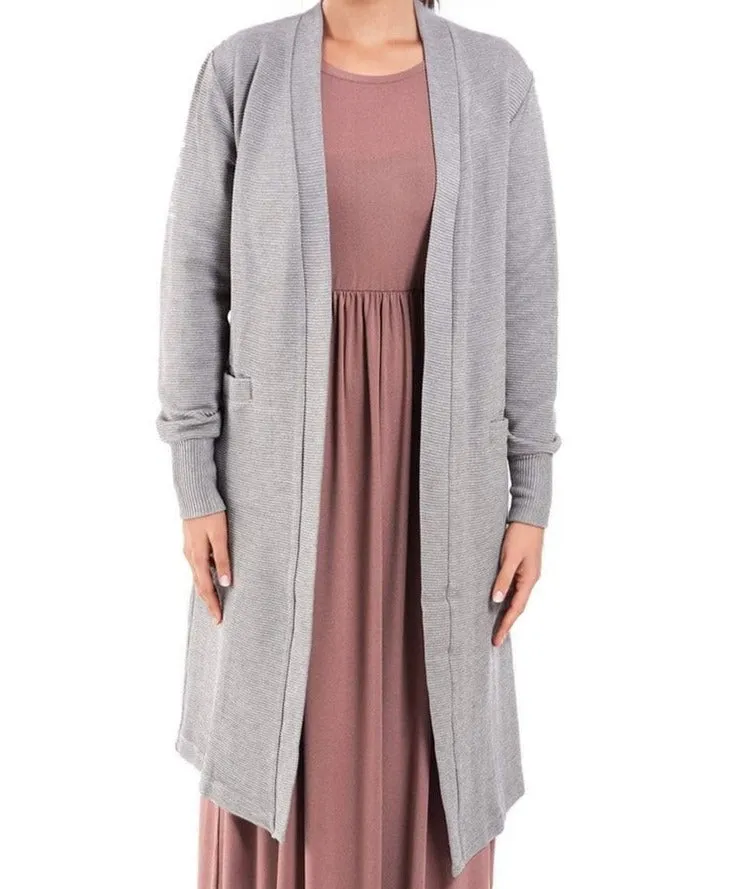 Gray cozy signature sweater