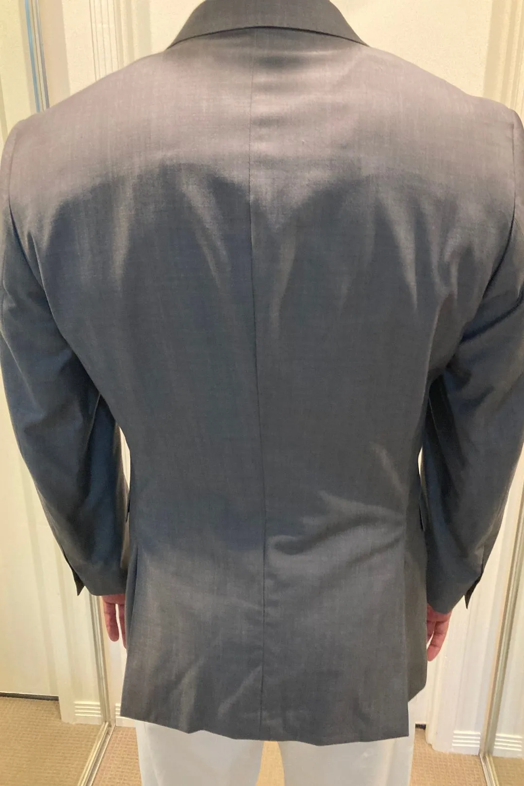 Grey Wool Mission Jacket