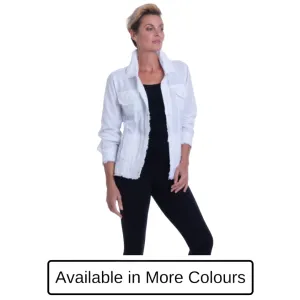 Jacket Linen/Cotton Raw Edge SALE