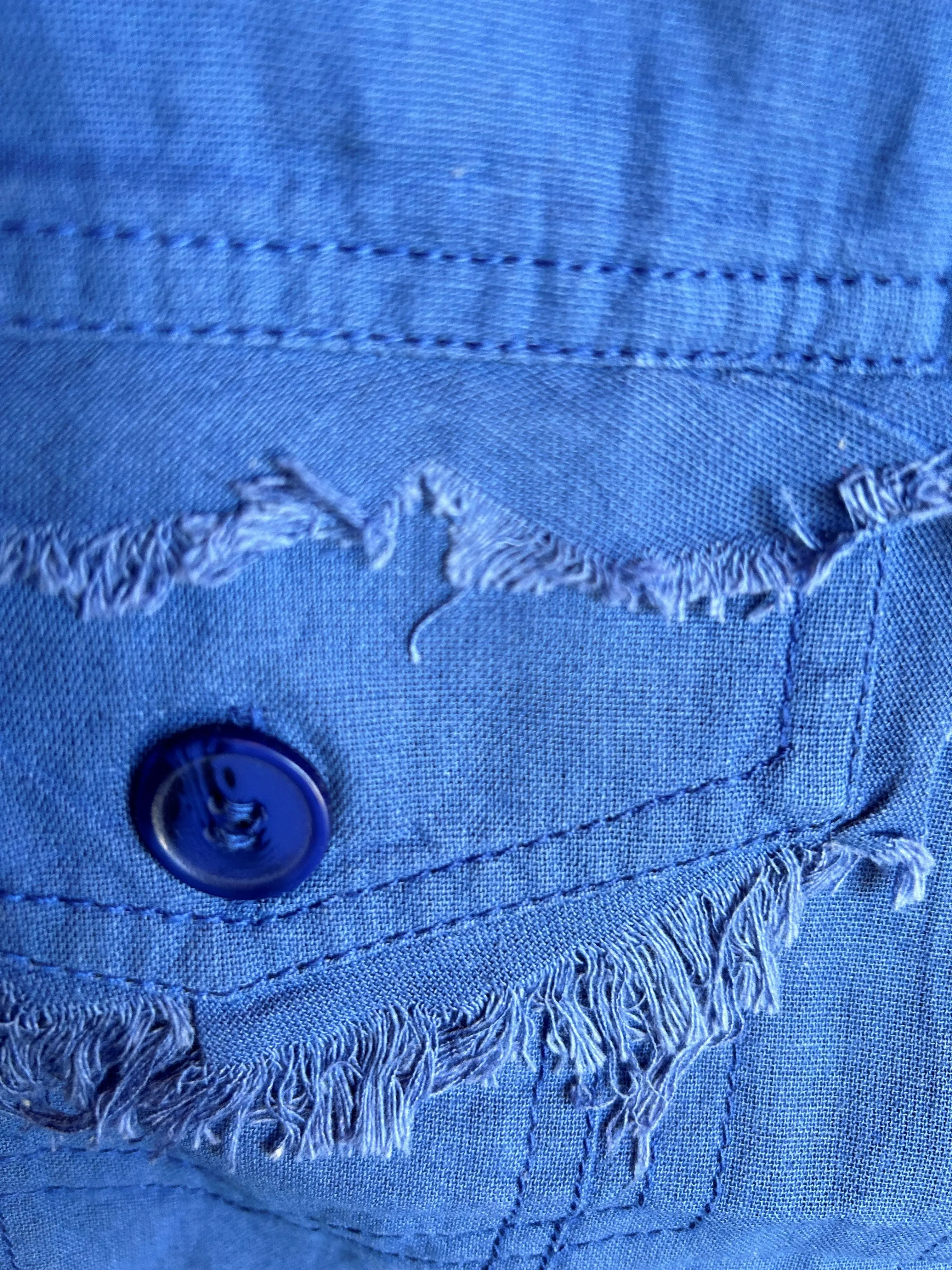 Jacket Linen/Cotton Raw Edge SALE