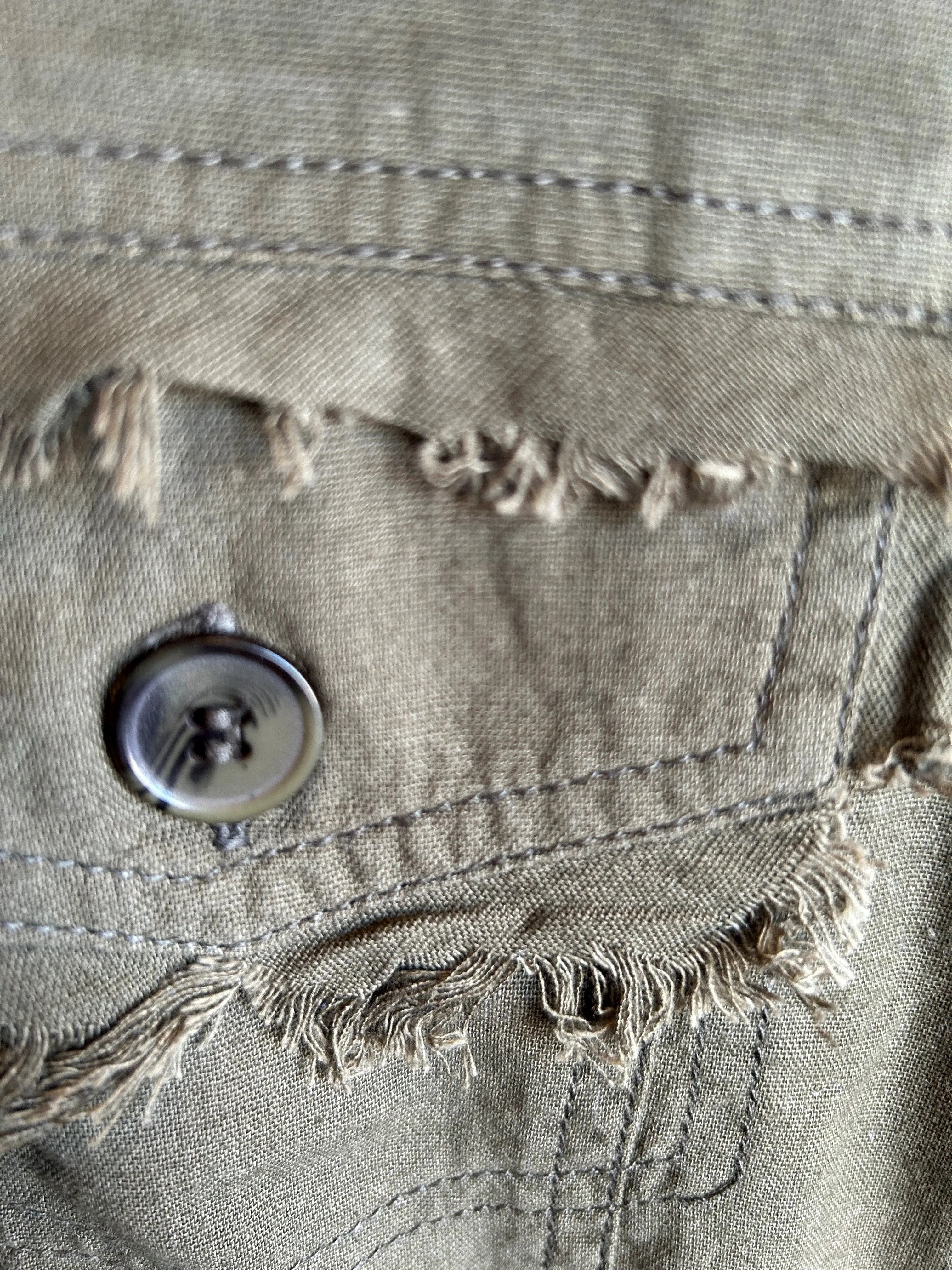 Jacket Linen/Cotton Raw Edge SALE