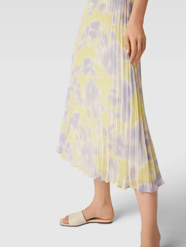 Jake*s Collection Floral Midi Skirt, Lilac