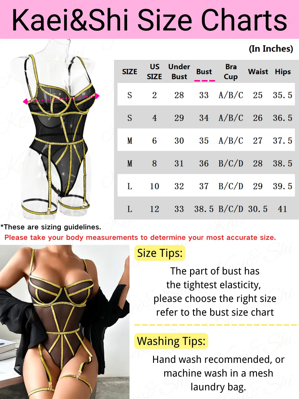 Kaei&Shi Shiny Strappy Mesh Bodysuit, Sexy Tops Clubwear, Lingerie Outfits