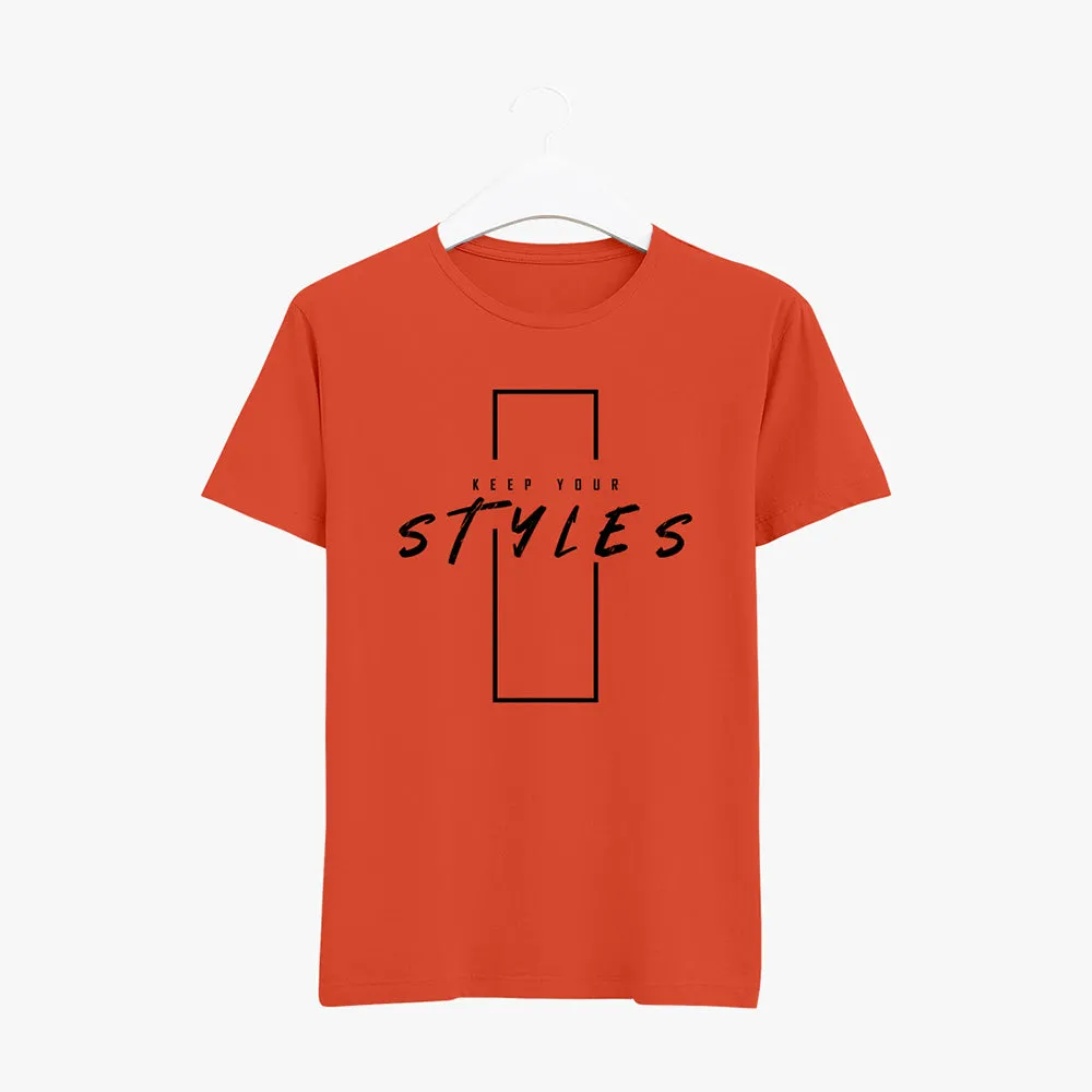 Keep Your Styles Graphic Regular Fit T-Shirt for Women and Girls