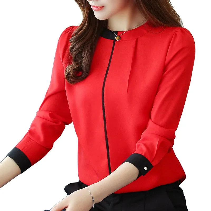 long sleeve shirt women fashion woman Sexy blouses