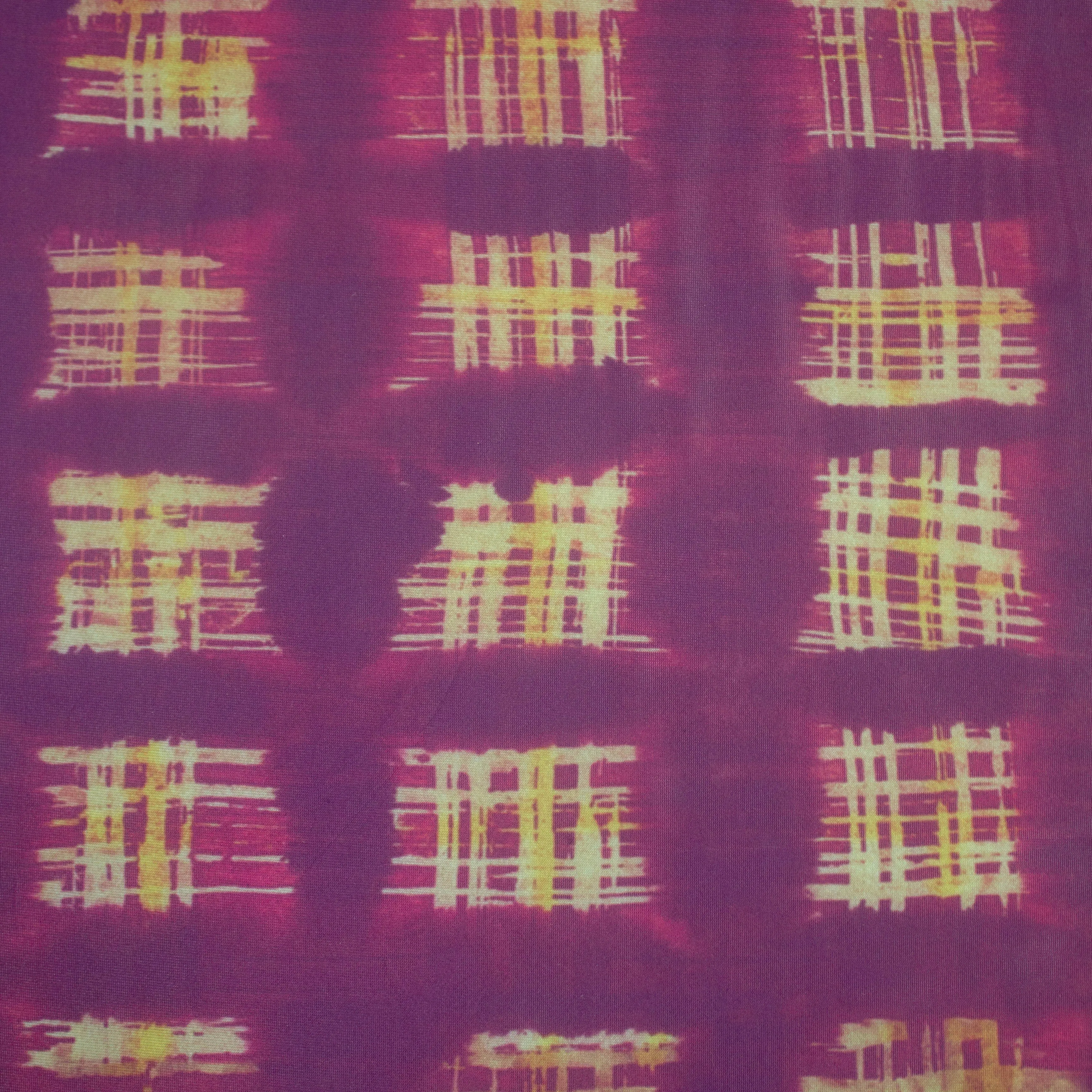 Lorde Purple Abstract Polyester Jersey