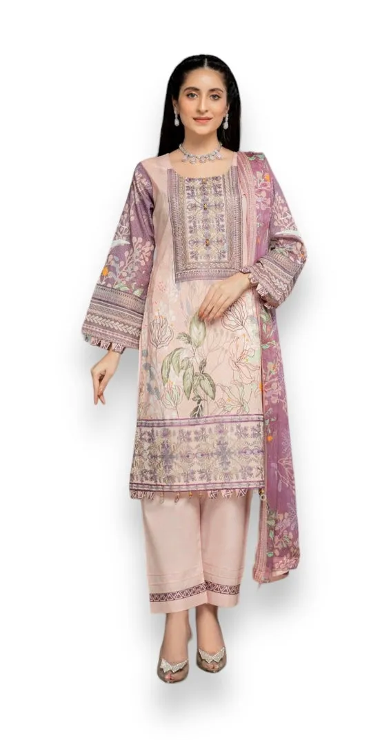 Luxurious Embroidered Haya Designer Pakistani Dress - D2