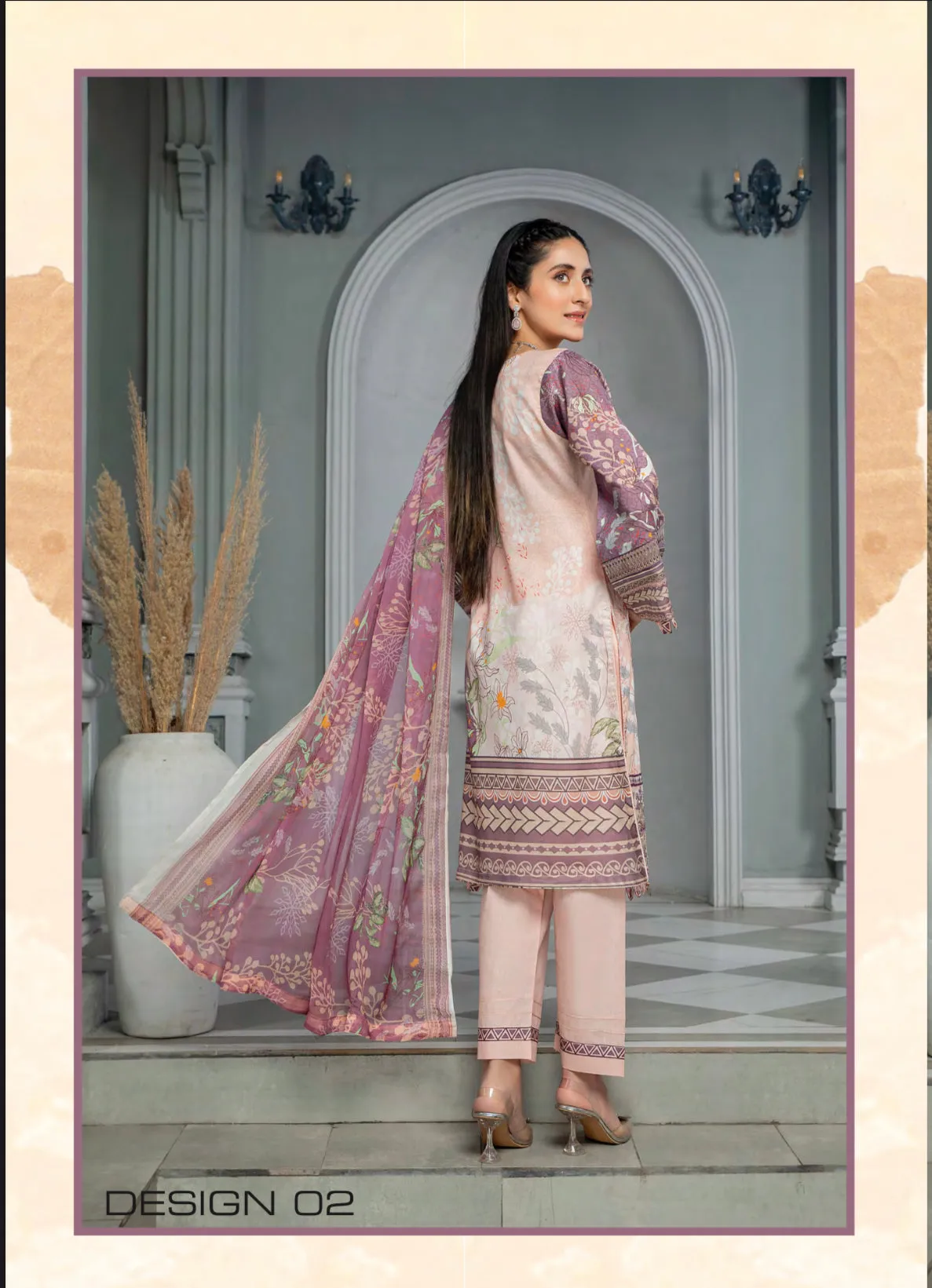 Luxurious Embroidered Haya Designer Pakistani Dress - D2