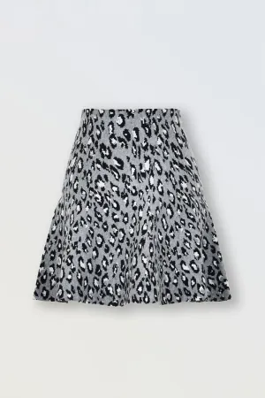 Molly Bracken girls leopard print skater skirt