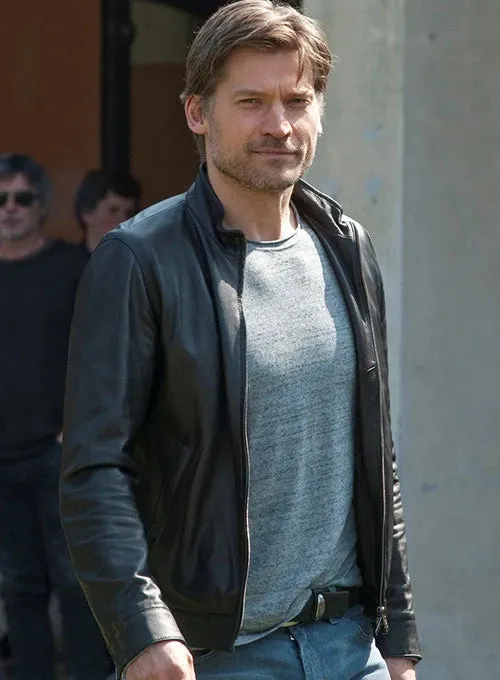 NIKOLAJ COSTER WALDAU LEATHER JACKET | MEN CELEBRITY JACKET