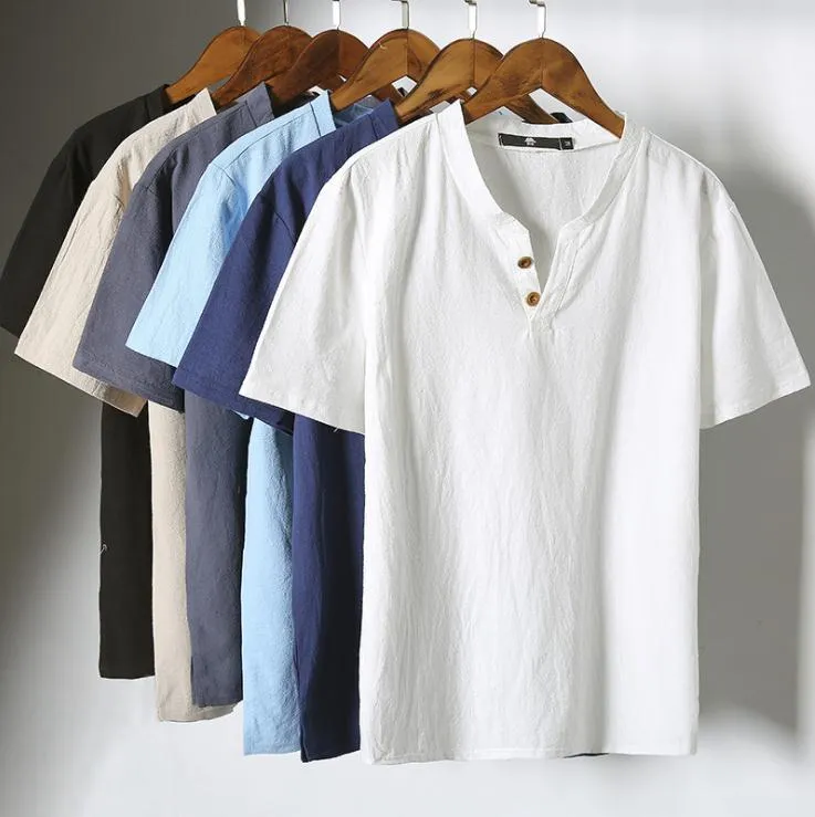Oriental Flaxen Summer Short Sleeve T-Shirt Trendy T-Shirt