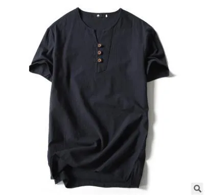 Oriental Flaxen Summer Short Sleeve T-Shirt Trendy T-Shirt
