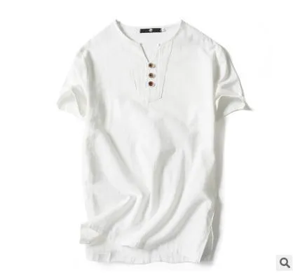 Oriental Flaxen Summer Short Sleeve T-Shirt Trendy T-Shirt