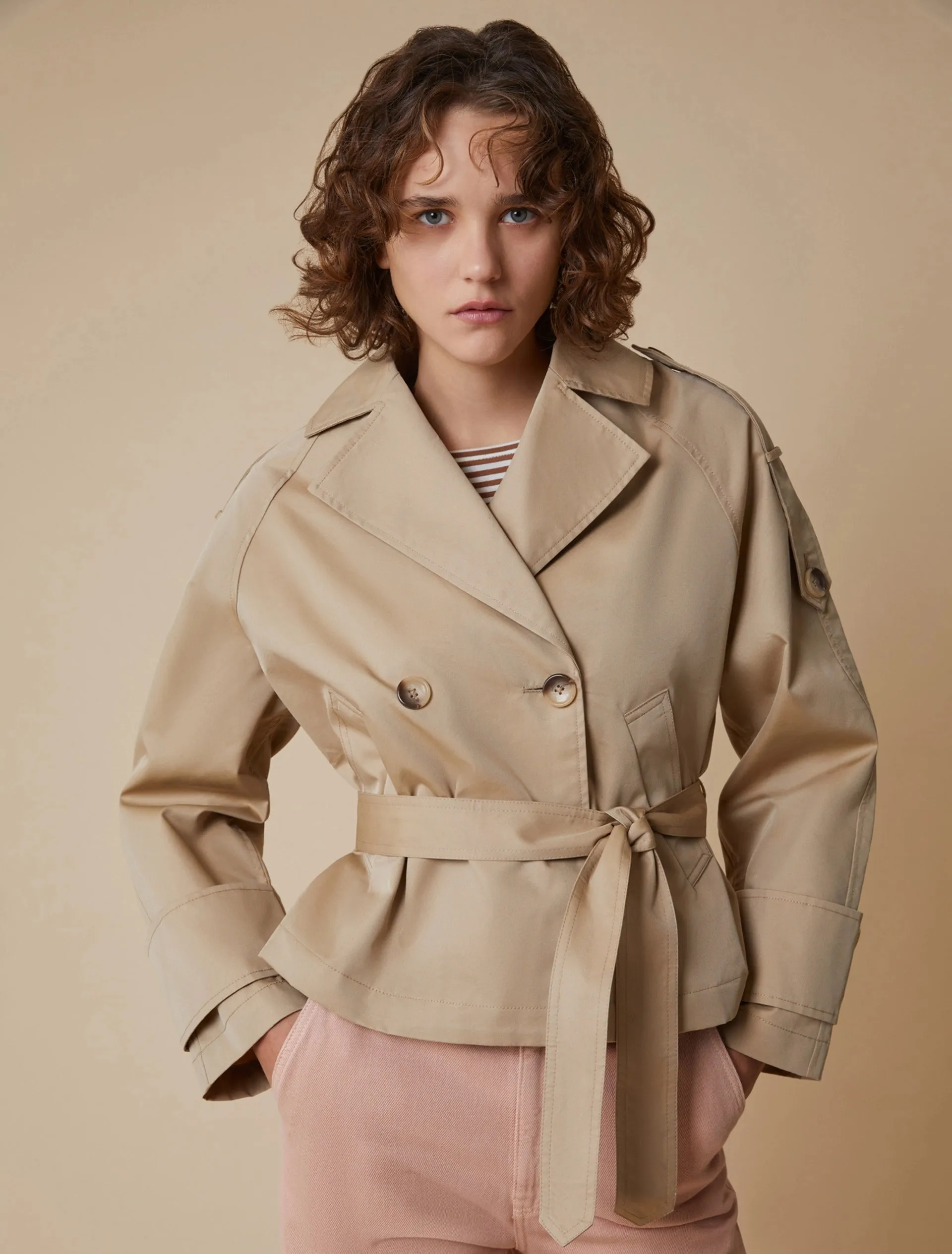 PNK-251108105 ANSON SAND BELT JACKET