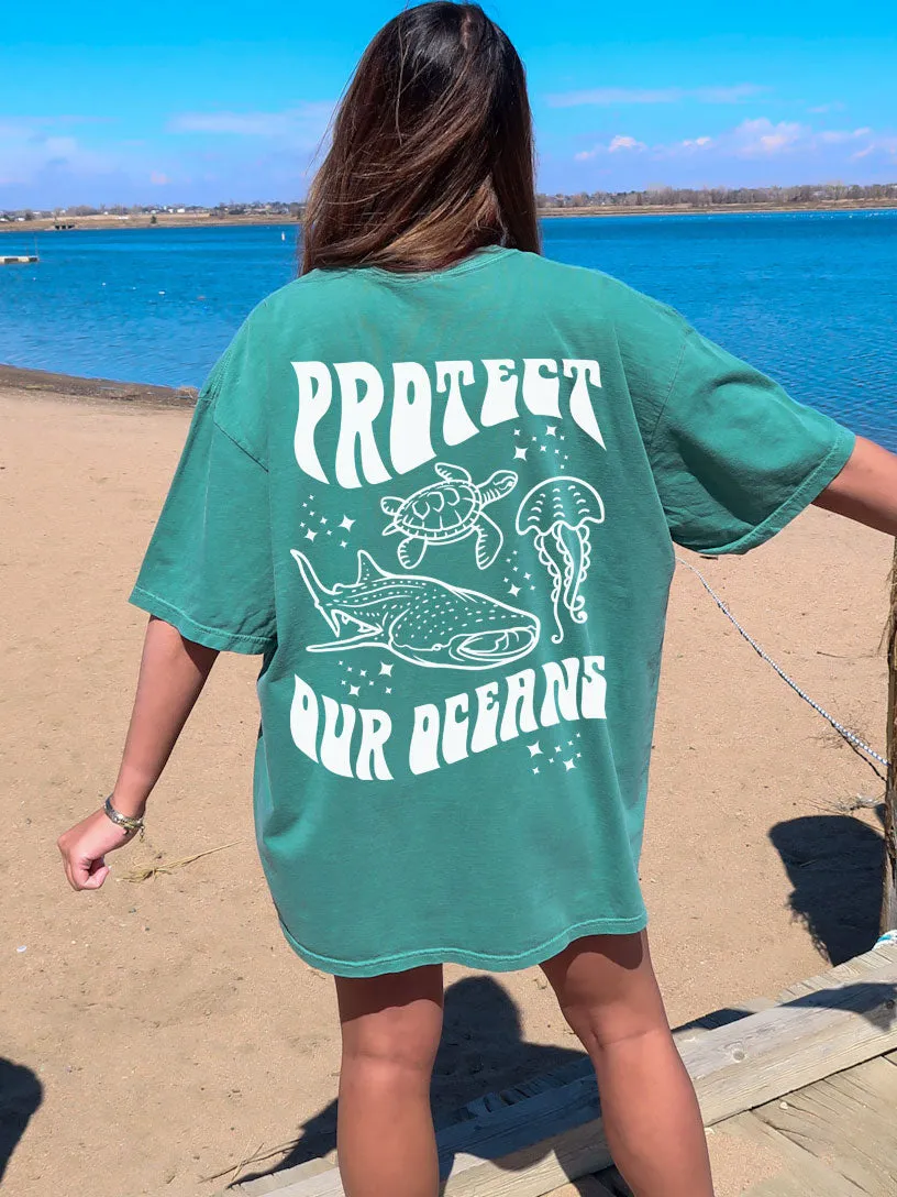 Protect Our Oceans Sea Animals Comfort Colors® Tshirt