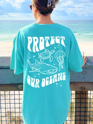 Protect Our Oceans Sea Animals Comfort Colors® Tshirt