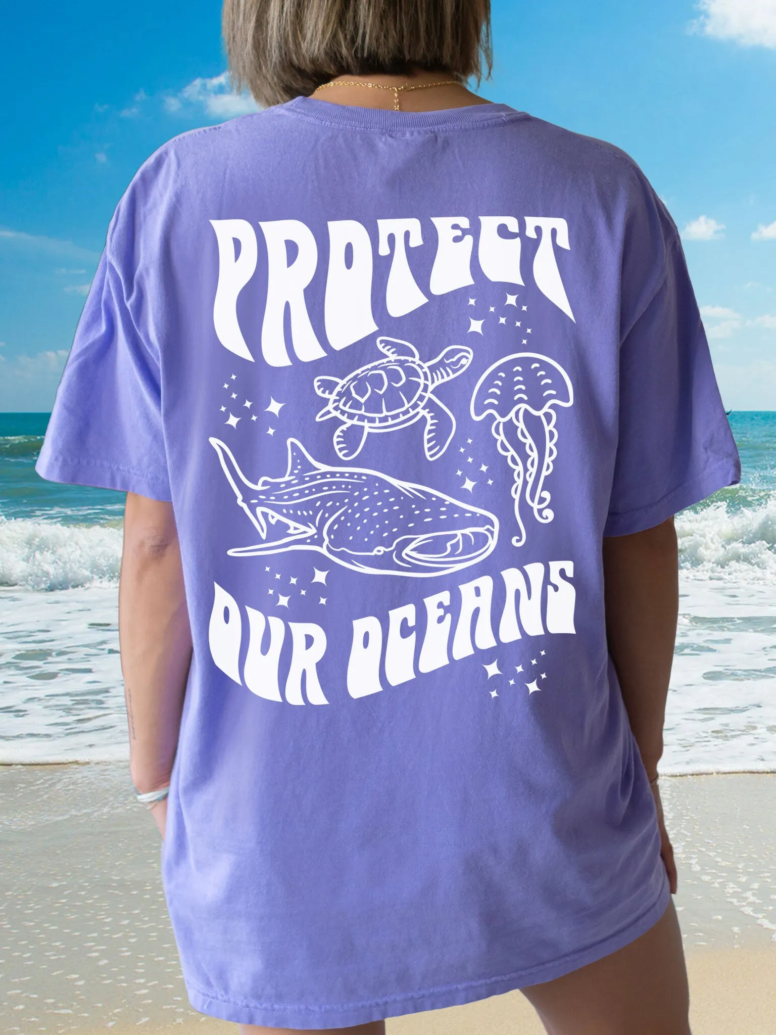 Protect Our Oceans Sea Animals Comfort Colors® Tshirt
