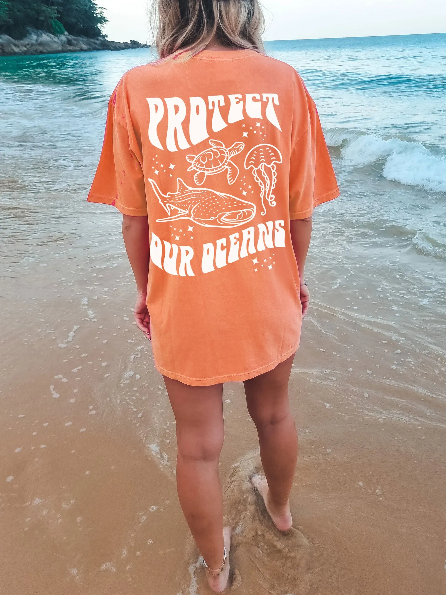Protect Our Oceans Sea Animals Comfort Colors® Tshirt