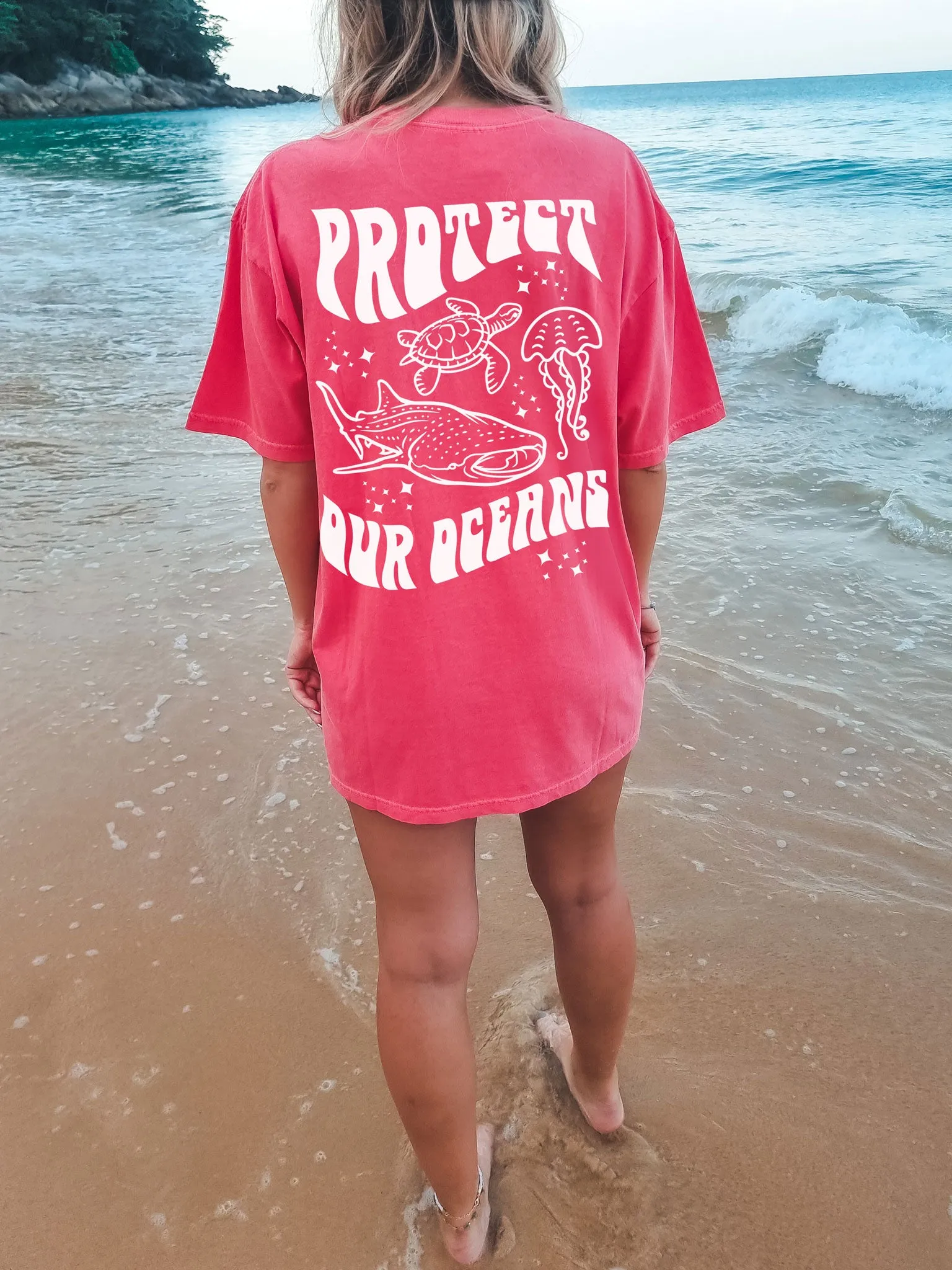 Protect Our Oceans Sea Animals Comfort Colors® Tshirt