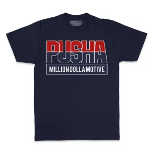 Pusha - Navy T-Shirt