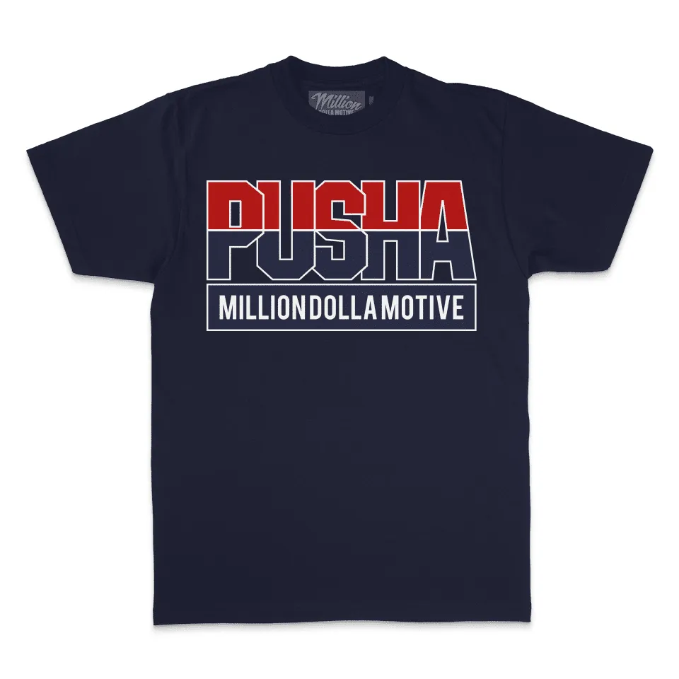 Pusha - Navy T-Shirt