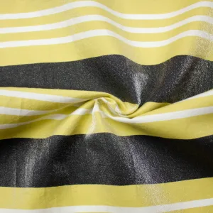 Reed Effervescent Black & Lime Polycotton
