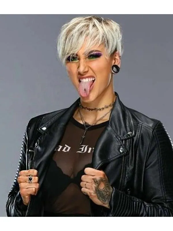 RHEA RIPLEY BLACK LEATHER JACKET