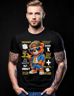 Rhinestones T Shirt Teddy Blue Jacket Exclusive Grooveman